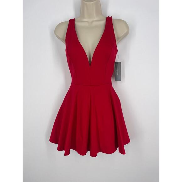 Lulus NWT Red Dress (B43#1) - Picture 1 of 11